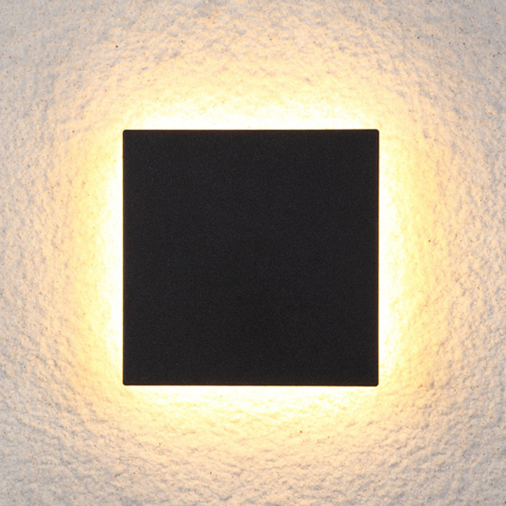 Minimalist LED Outdoor Wall Light | Round & Square Design for Porch & Entryway