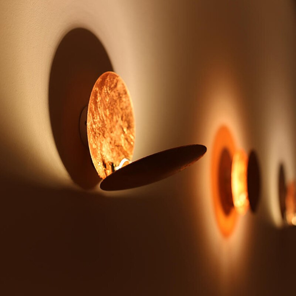 Living Room Modern Wall Lamp | Solar Eclipse Design Wall Lights