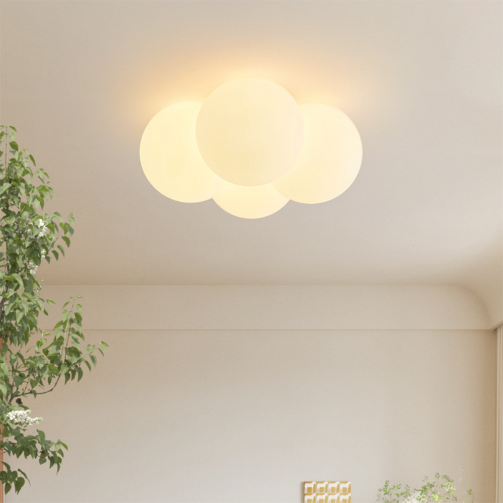 Cloud-Inspired LED Ceiling Light | Modern Soft Glow Flush Mount Fixture