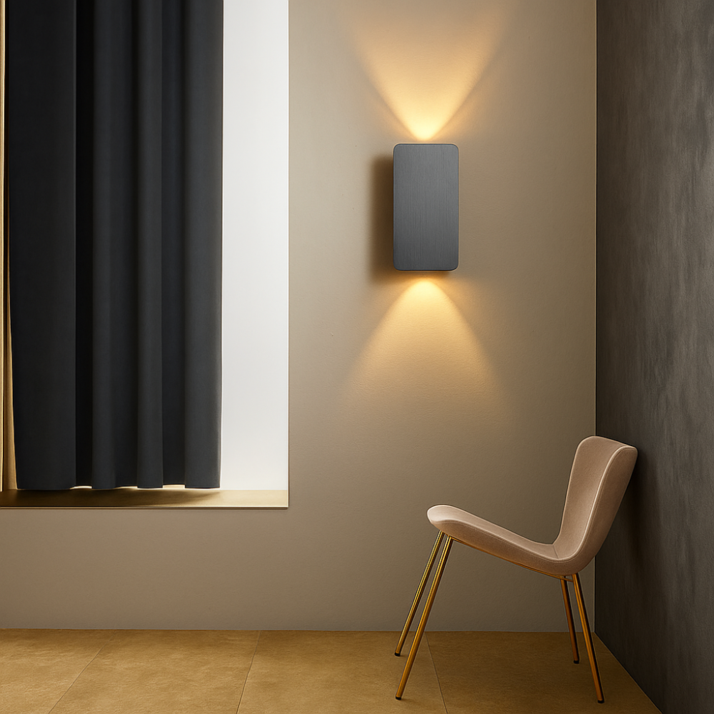 Modern Rectangular LED Wall Lamp | Sleek Indoor Lighting for Hallways and Bedrooms