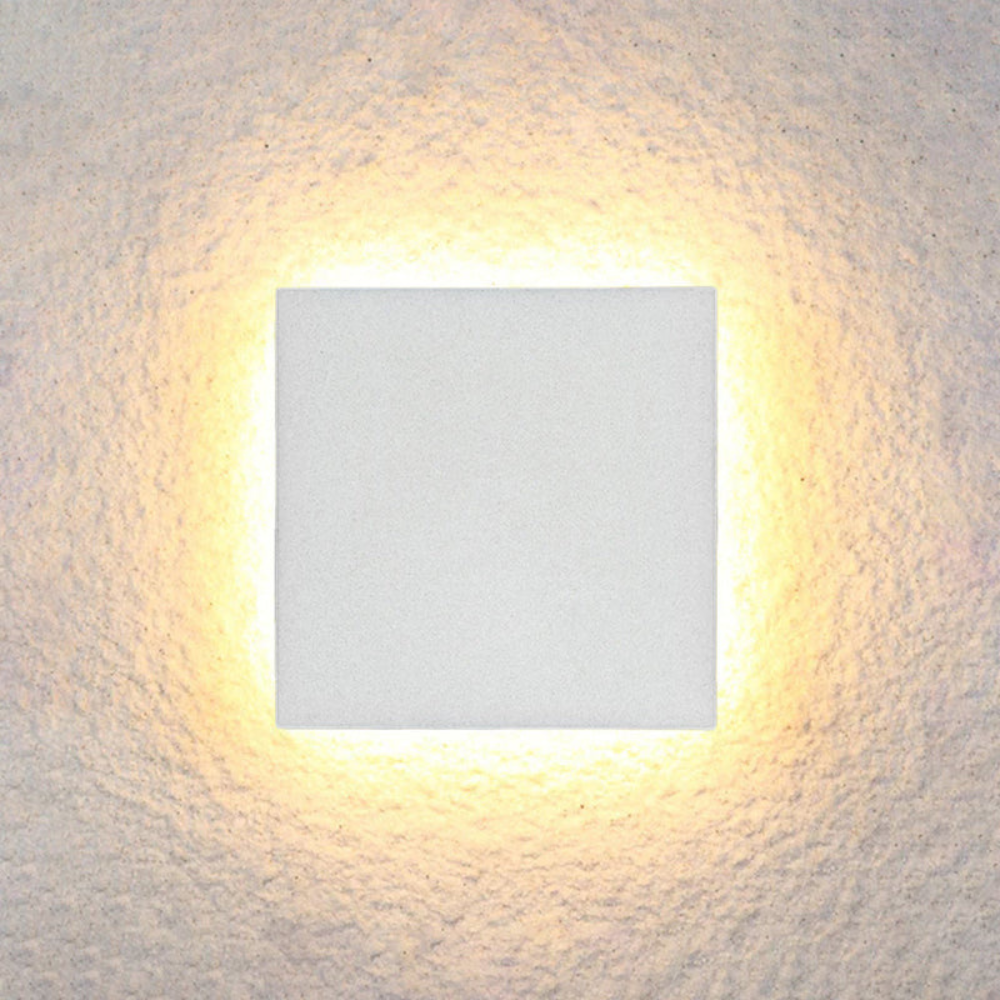 Minimalist LED Outdoor Wall Light | Round & Square Design for Porch & Entryway
