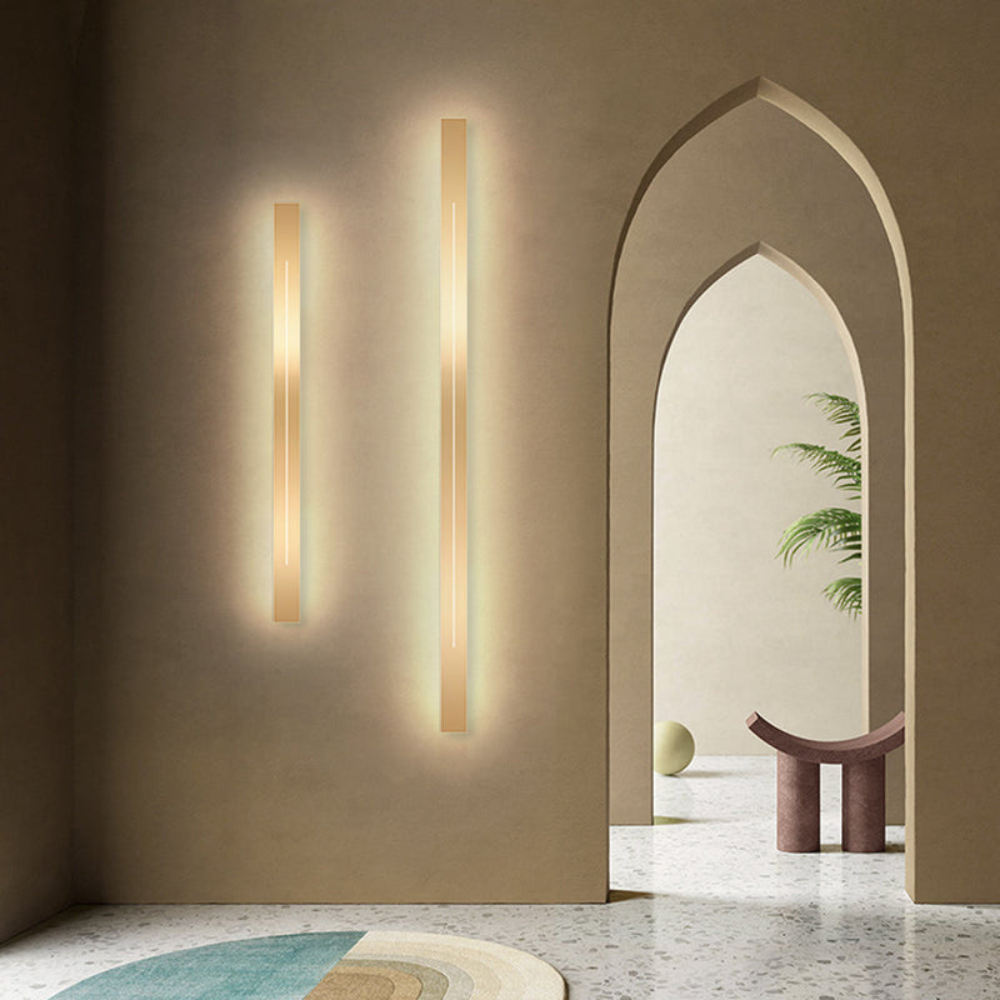 Modern LED Wall Lamp | Simple Indoor Lighting with Sleek Linear Design