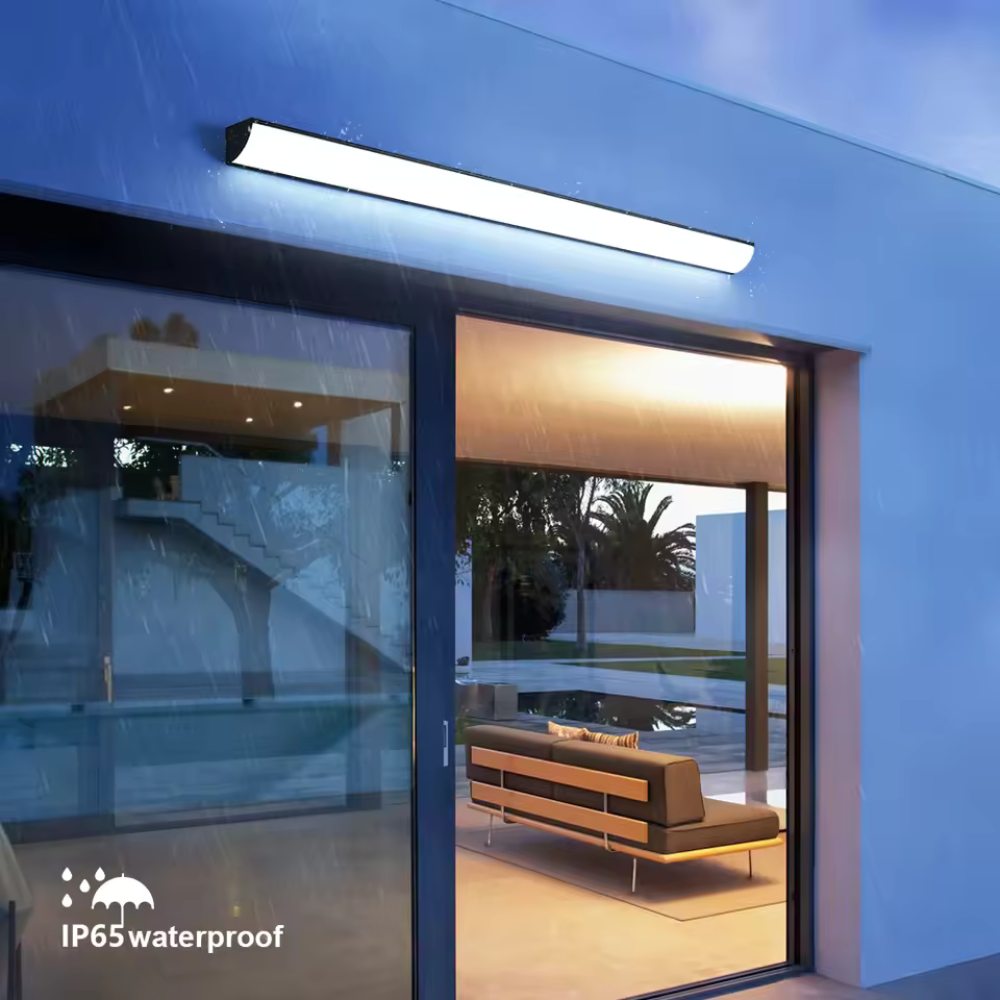 Outdoor Wall Light in Modern Slim Design | Waterproof LED Fixture for Patio & Entrance