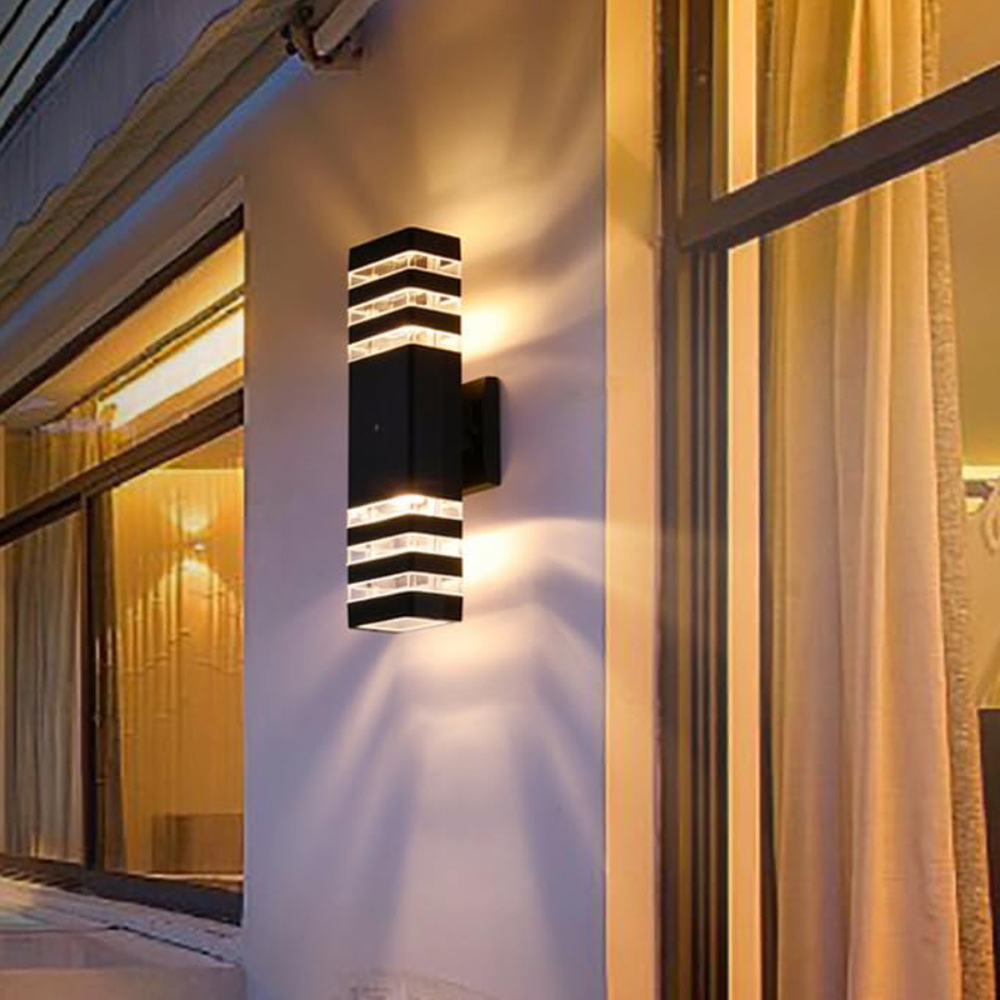 Modern Up Down LED Wall Light | Waterproof Outdoor Sconce for Porch, Garden & Entryway