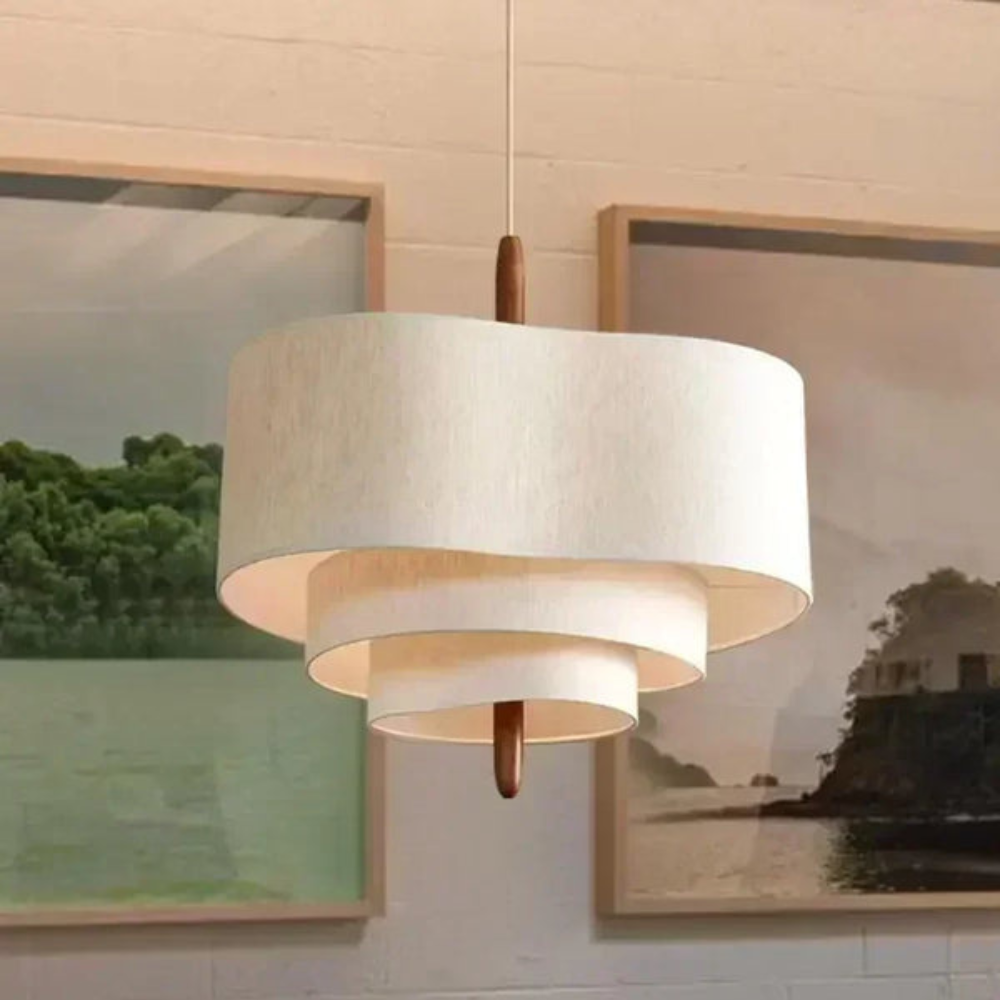 Wabi Sabi Ceiling Pendant Light for Living Room and Kitchen Island | Japanese Style Modern Lighting Fixture