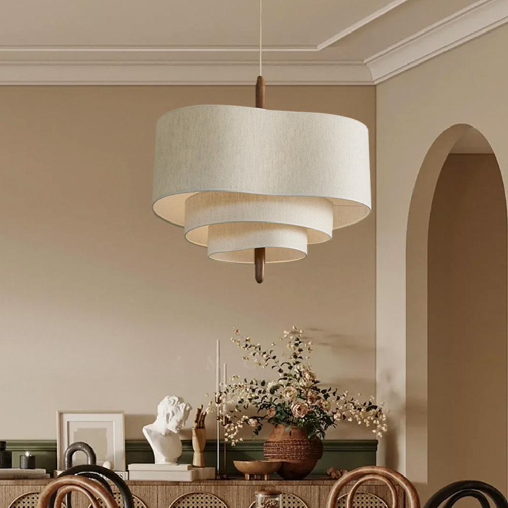 Wabi Sabi Ceiling Pendant Light for Living Room and Kitchen Island | Japanese Style Modern Lighting Fixture