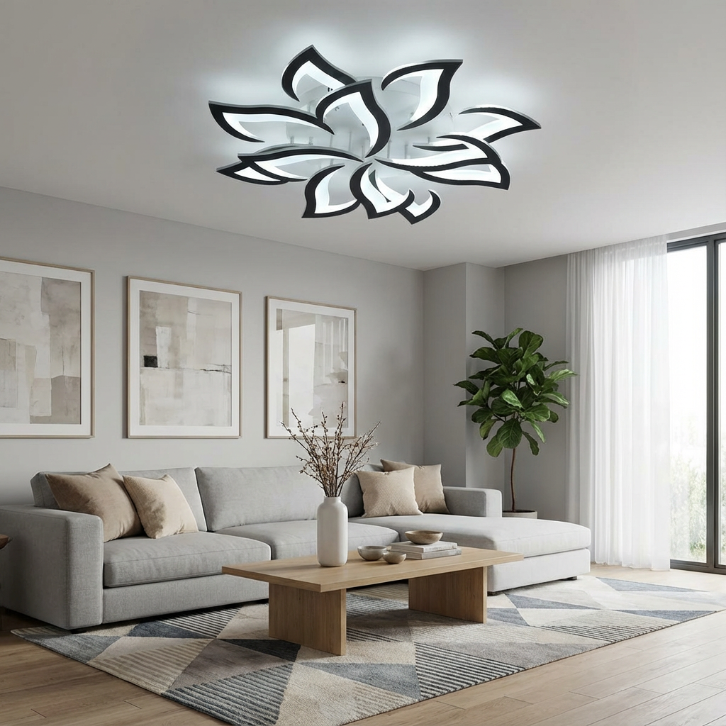 Ceiling Light | Contemporary Flower Shape LED Fixture
