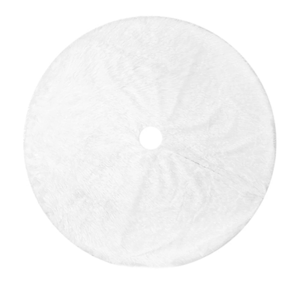 Tree Skirt Christmas | Plain White Design