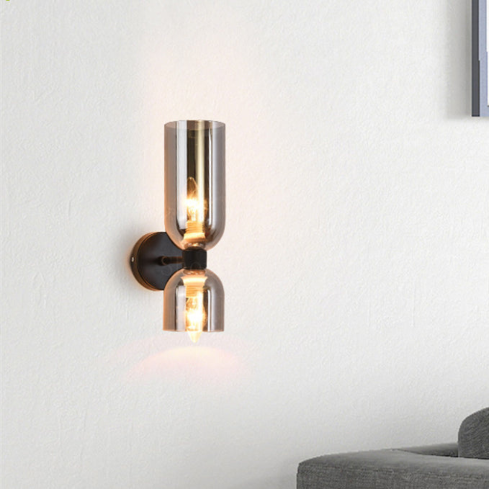 Modern Wall Sconce | Bedroom LED Wall Lamp with Sleek Rounded Design