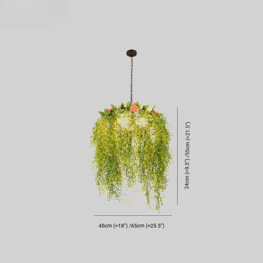 Decorative Pendant Light with Natural Plant-Inspired Design | Artistic Lighting for Living Rooms