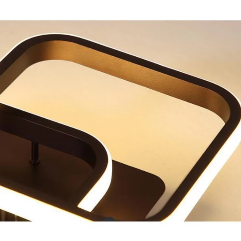 Ceiling Light | Modern Two-Ring LED Fixture for Hallways and Offices