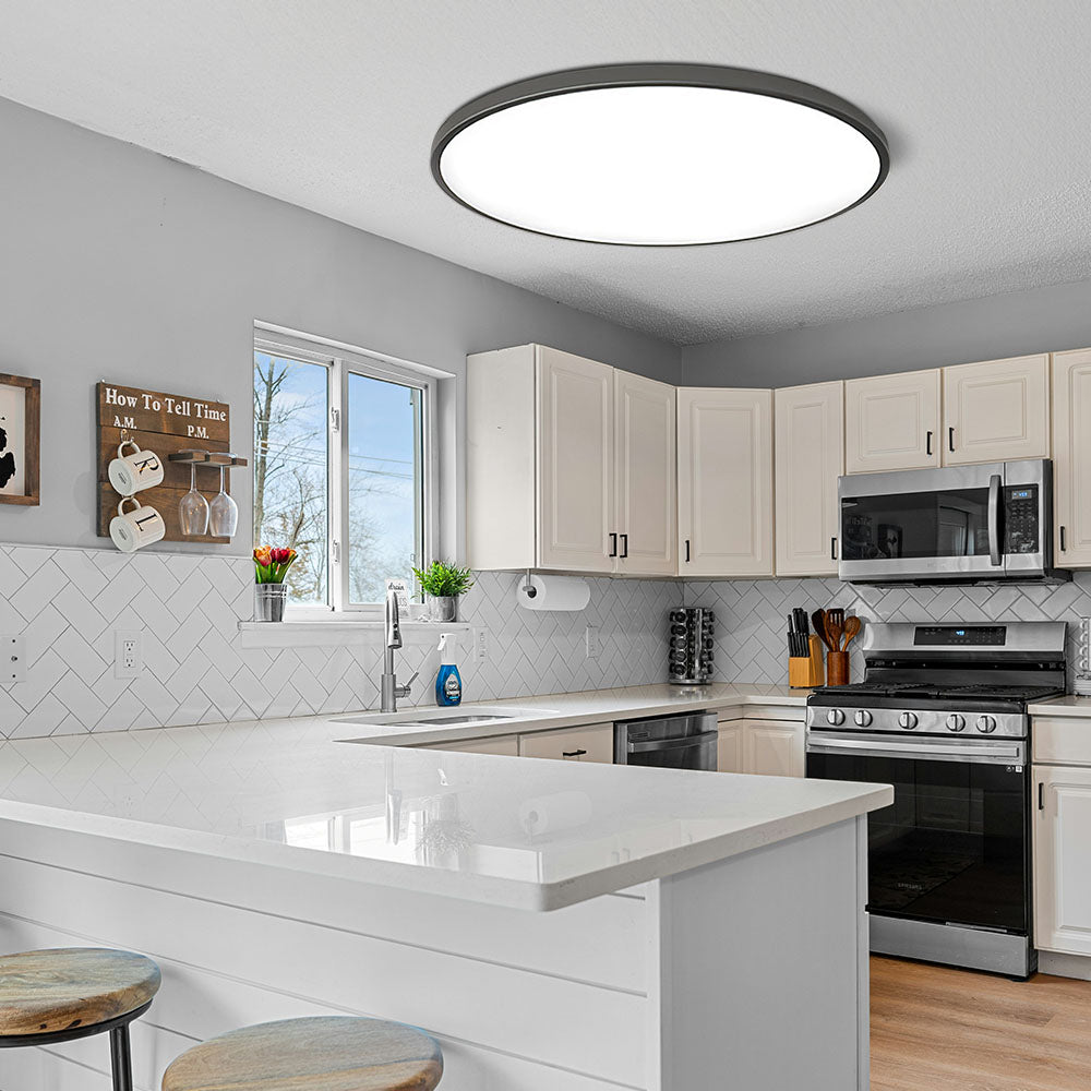 Bedroom Minimalist Ceiling Light | Round LED Flush
