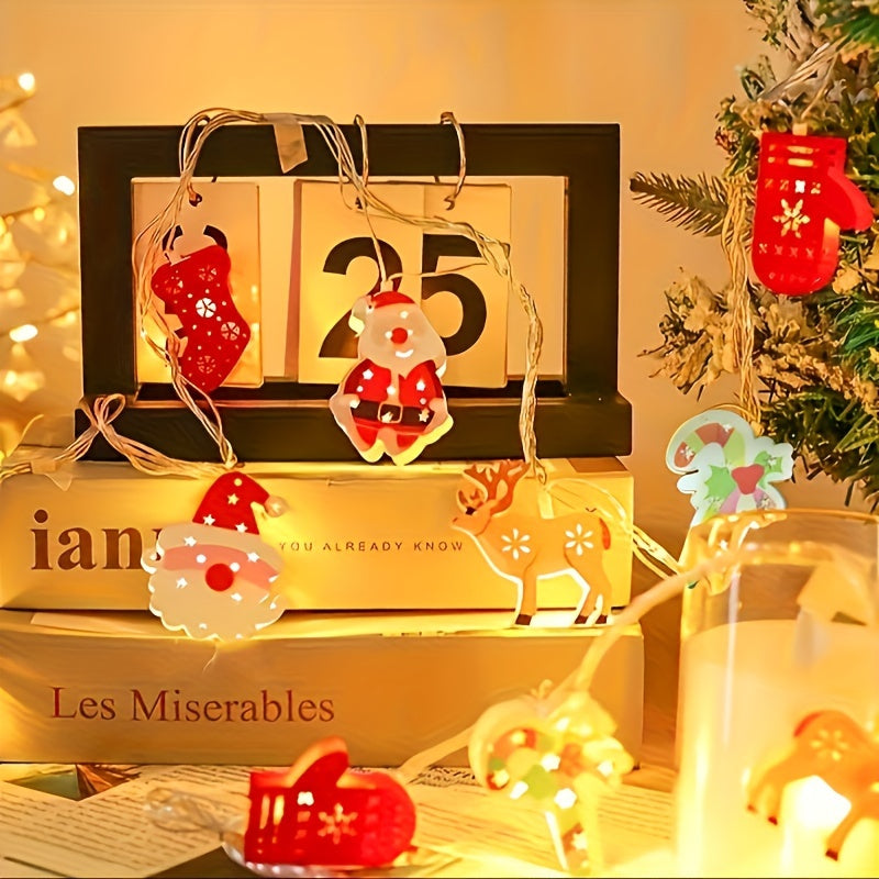 Christmas Light | Santa Snowman String Decoration