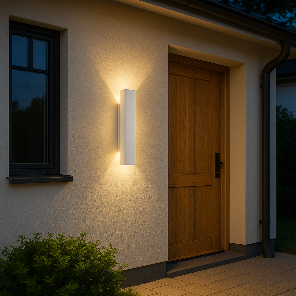 Modern Up Down LED Wall Light | Waterproof Outdoor
