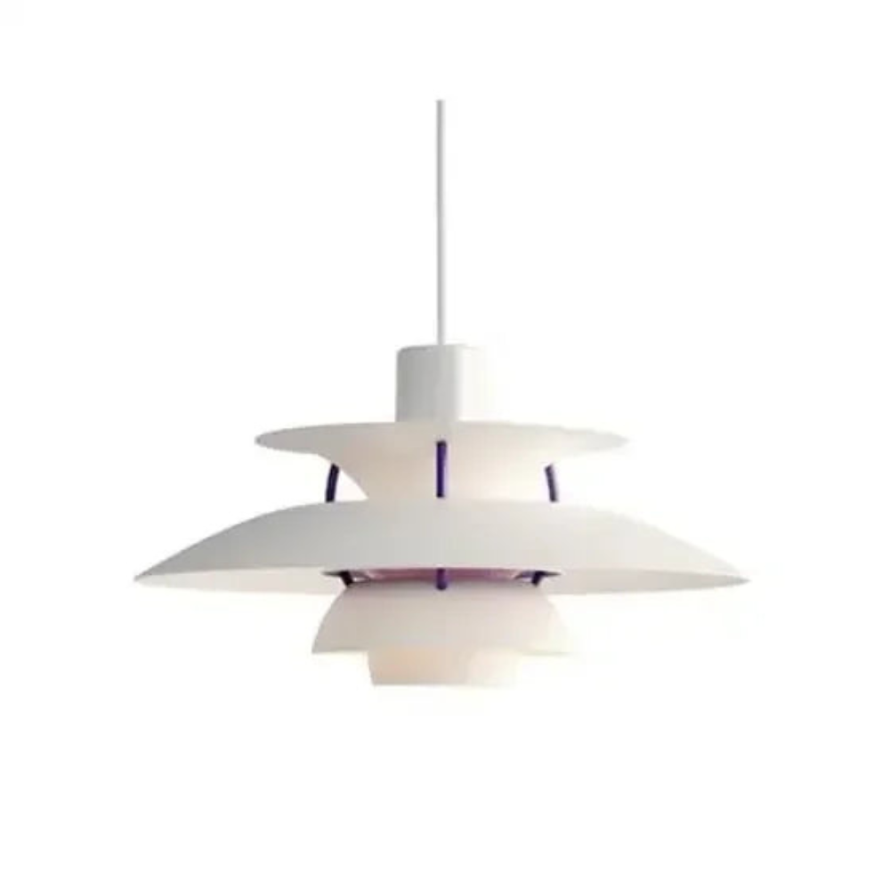 Gradient LED Pendant Light for Living Room | Danish Design Ceiling Chandelier for Kitchen Decor