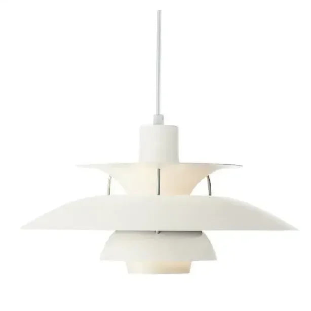 Gradient LED Pendant Light for Living Room | Danish Design Ceiling Chandelier for Kitchen Decor