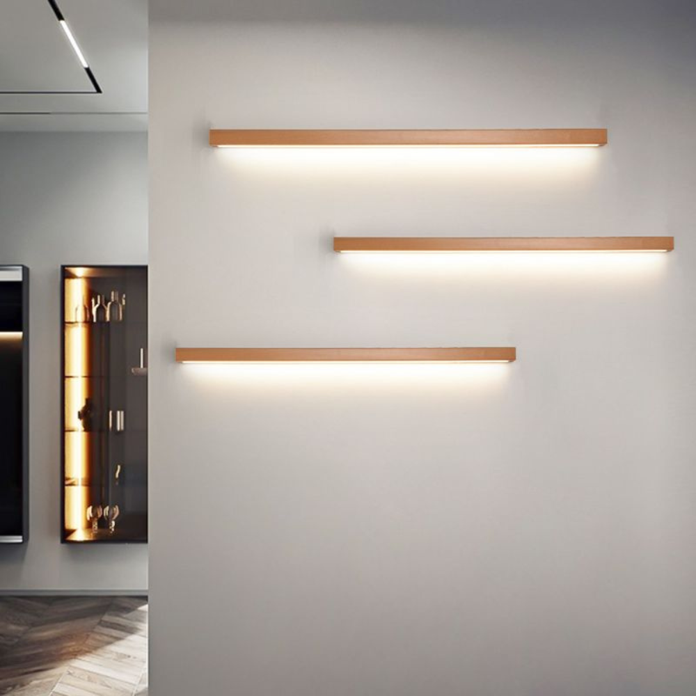 Linear Vanity Wall Light | Modern Front Mirror Fixture for Bedroom or Bathroom
