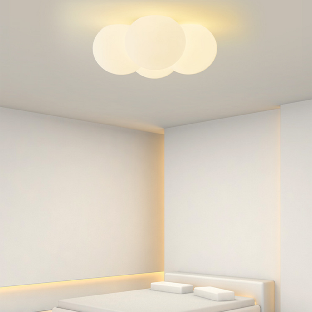 Cloud-Inspired LED Ceiling Light | Modern Soft Glow Flush Mount Fixture