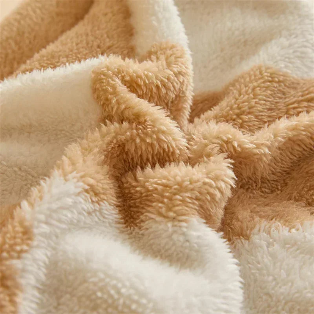 Ultra Plush Weighted Winter Blanket | Extra Thick Cozy Insulated Quilt for Cold Nights