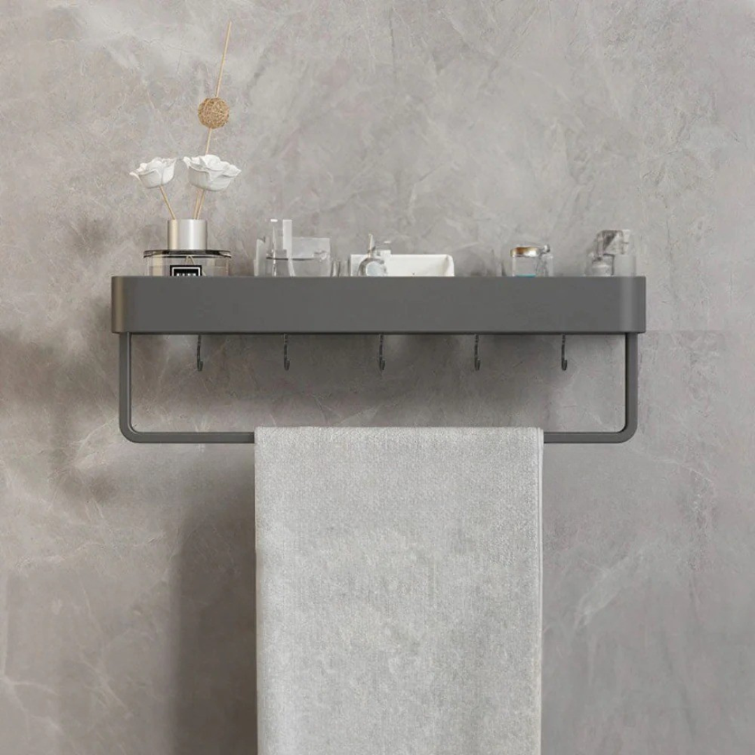 Bathroom Elegant Wall Rack | Contemporary Space Saving Design