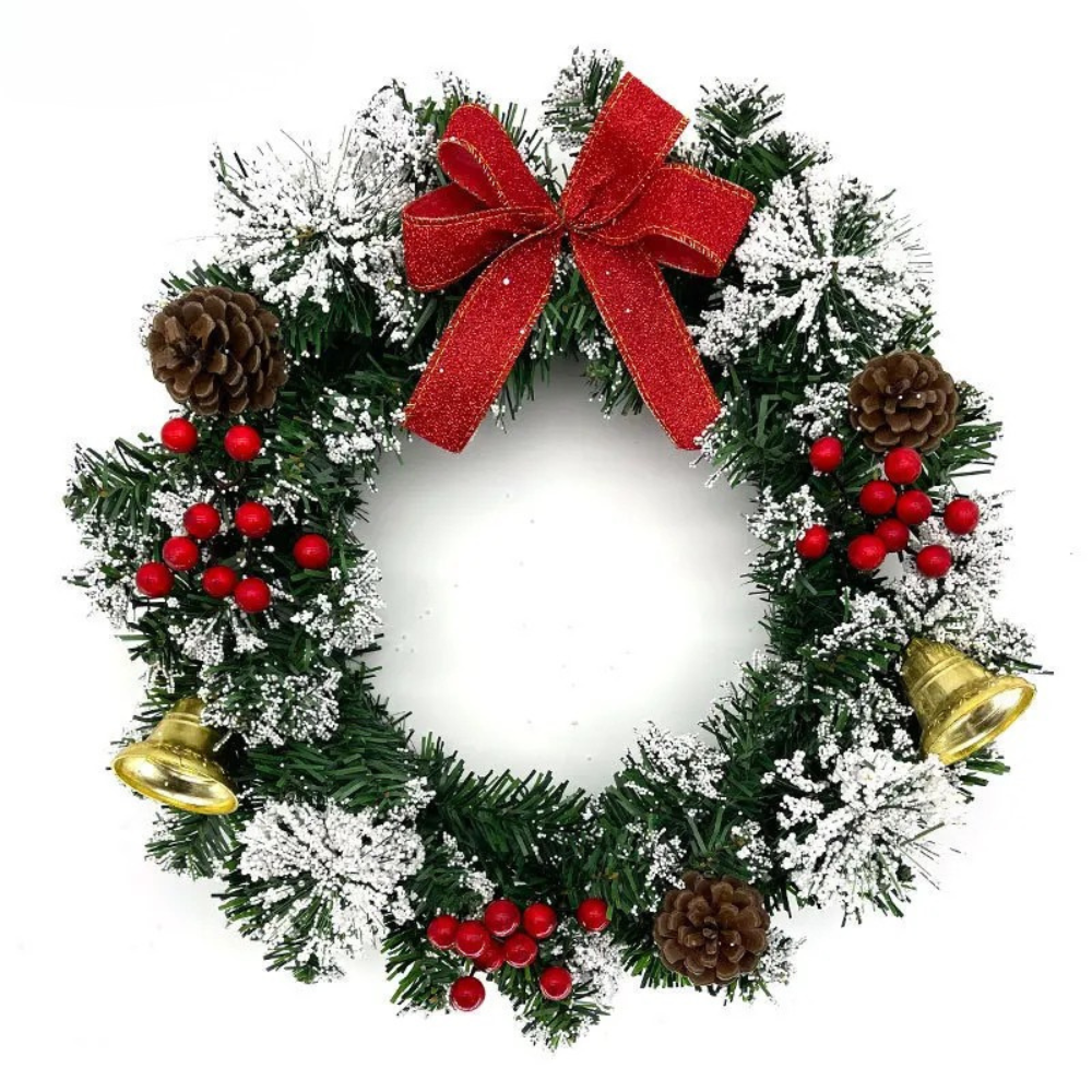Christmas Wreath | Pinecone and Berry Decoration