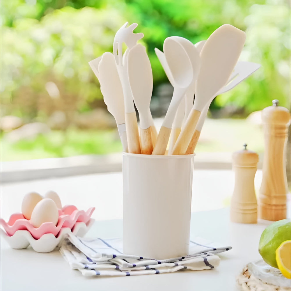 Kitchen Essential Silicone Utensil Set | 12 Piece Cooking Tools