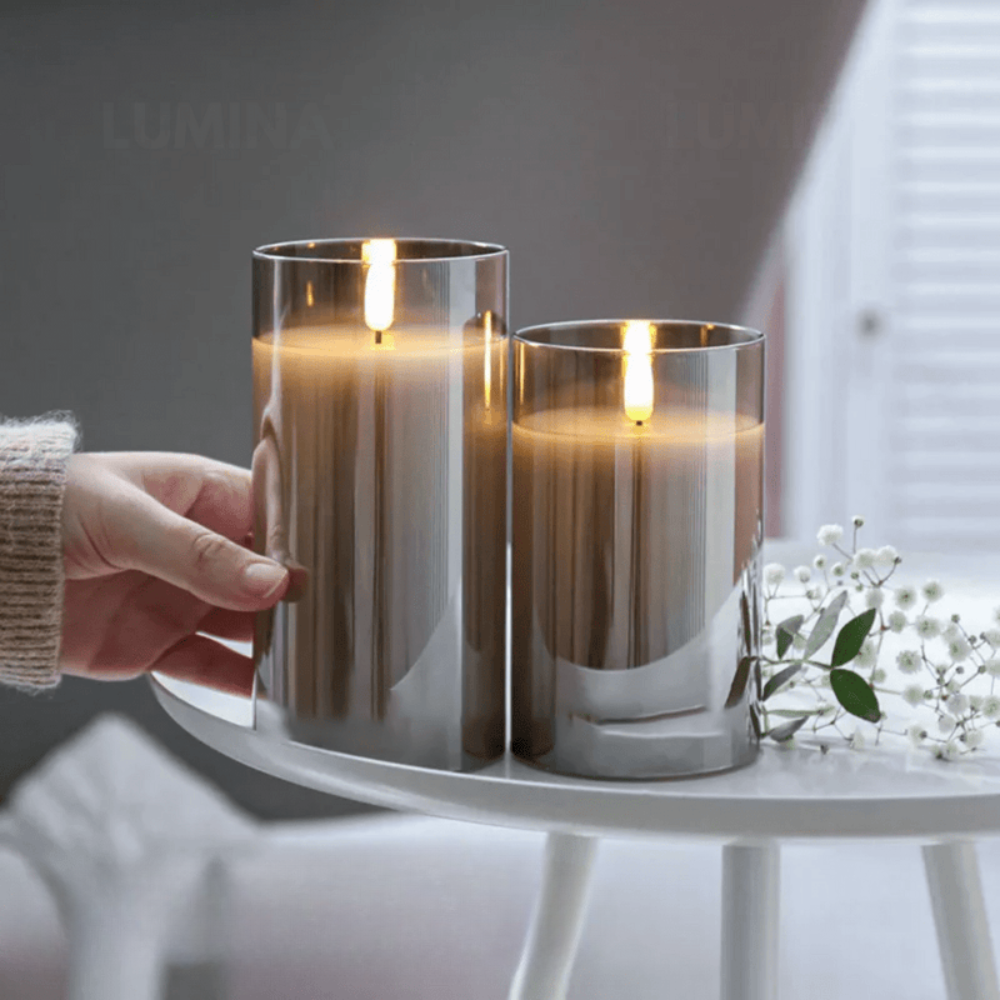 Flickering LED Flameless Candles | Realistic Flame Effect Decor Lights