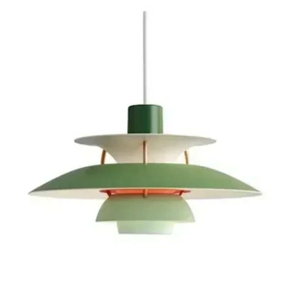 Gradient LED Pendant Light for Living Room | Danish Design Ceiling Chandelier for Kitchen Decor