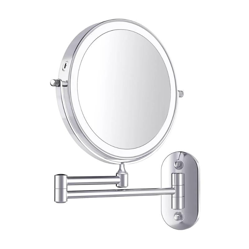 Wall Mounted Mirror LED | Magnifying Bathroom Fixture