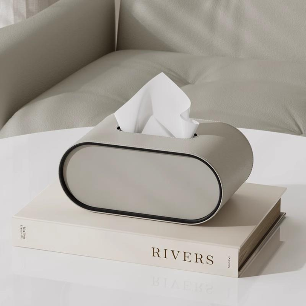 Living Room Elegant Tissue Box Cover | Oval Design