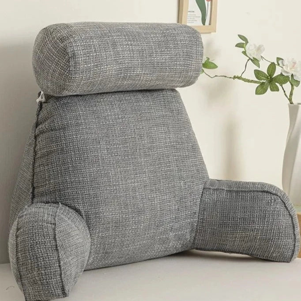 Living Room Ergonomic Backrest Cushion | Adjustable With Armrests and Headrest