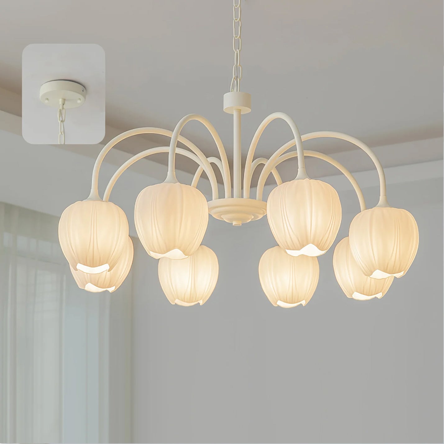 Chandelier Light |  Modern Floral Pendant Light