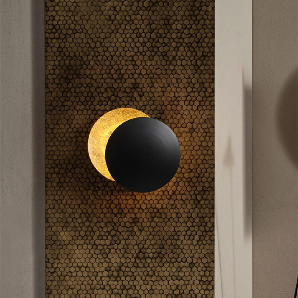 Living Room Modern Wall Lamp | Solar Eclipse Design Wall Lights