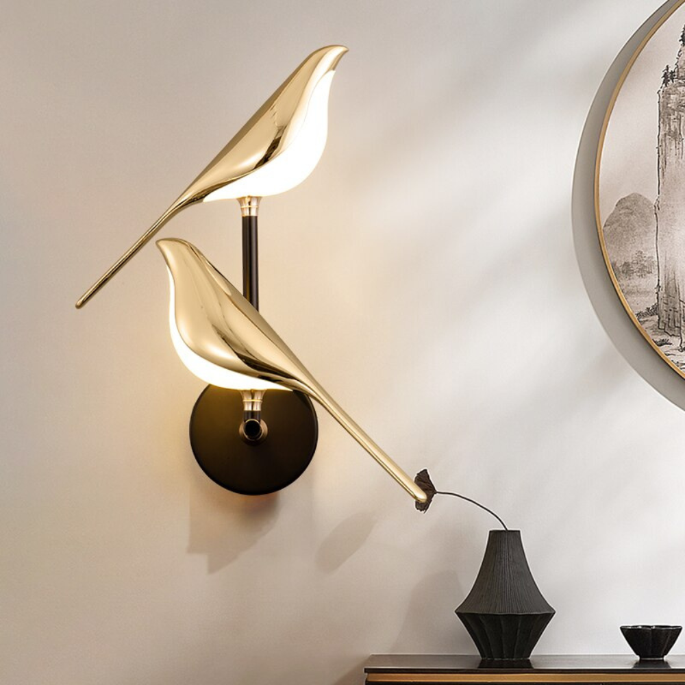Living Room Elegant Wall Lamp | Modern Bird Design
