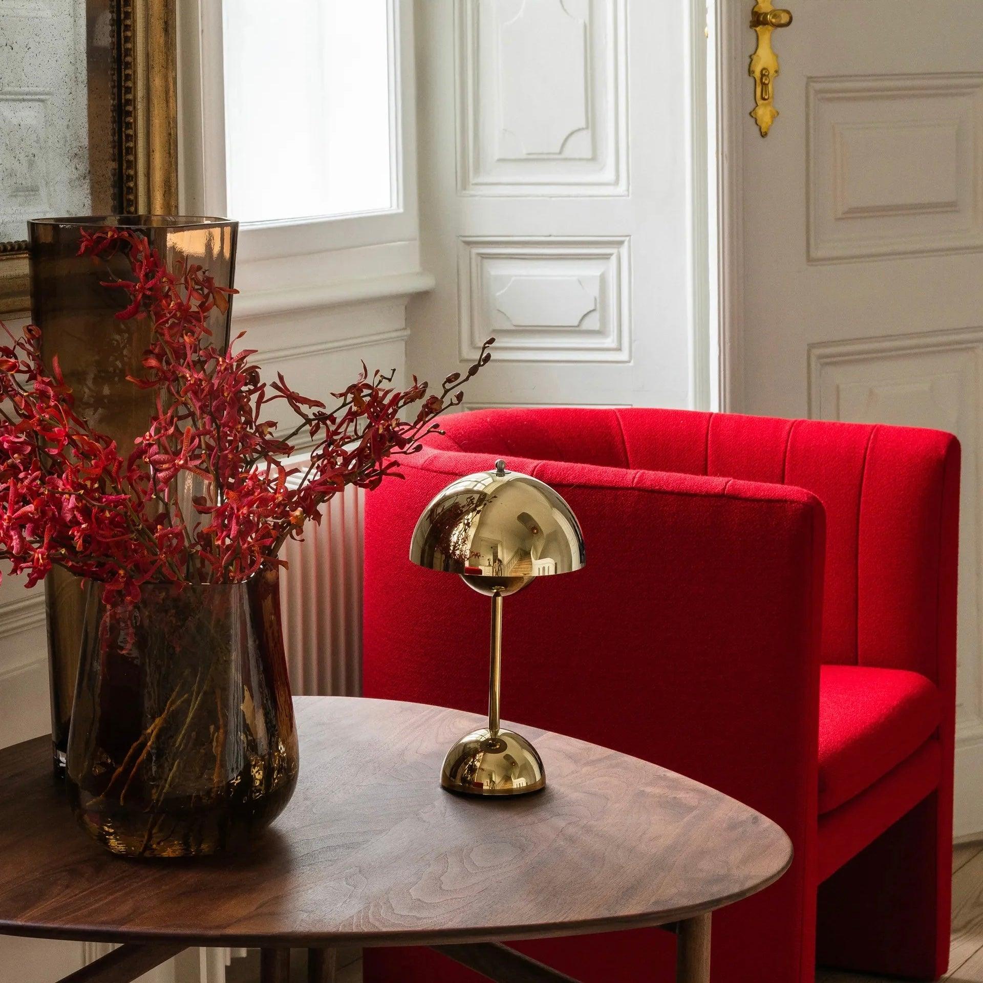 Table Lamp Dome Shade | Compact Desk Fixture