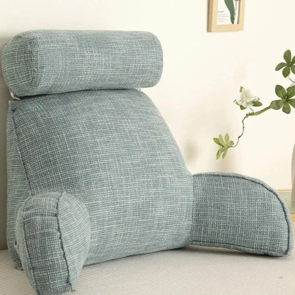 Living Room Ergonomic Backrest Cushion | Adjustable With Armrests and Headrest