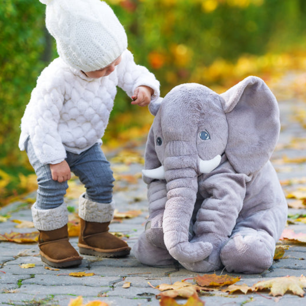 Nursery Soft Plush Toy | Elephant Cuddly Cushion