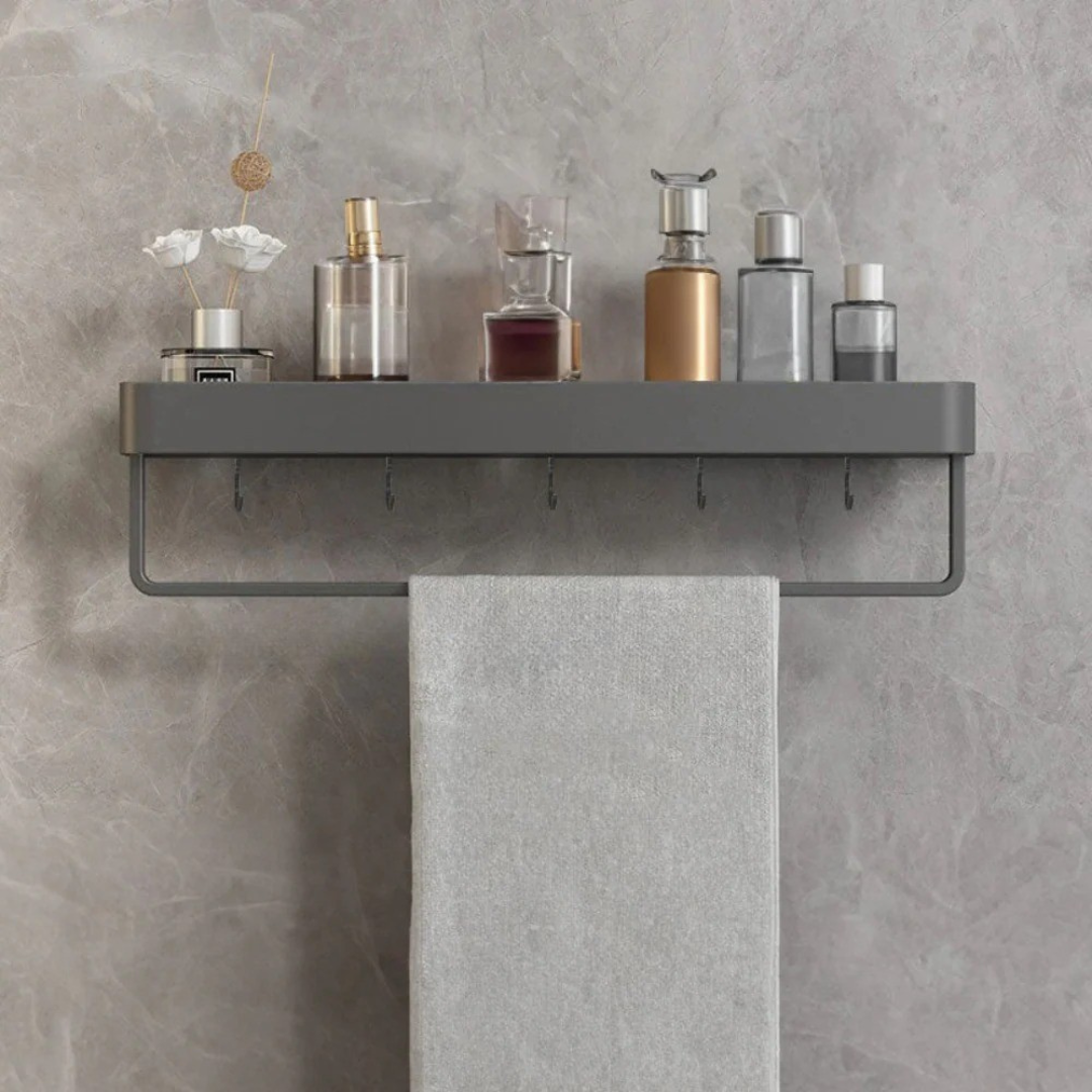 Bathroom Elegant Wall Rack | Contemporary Space Saving Design