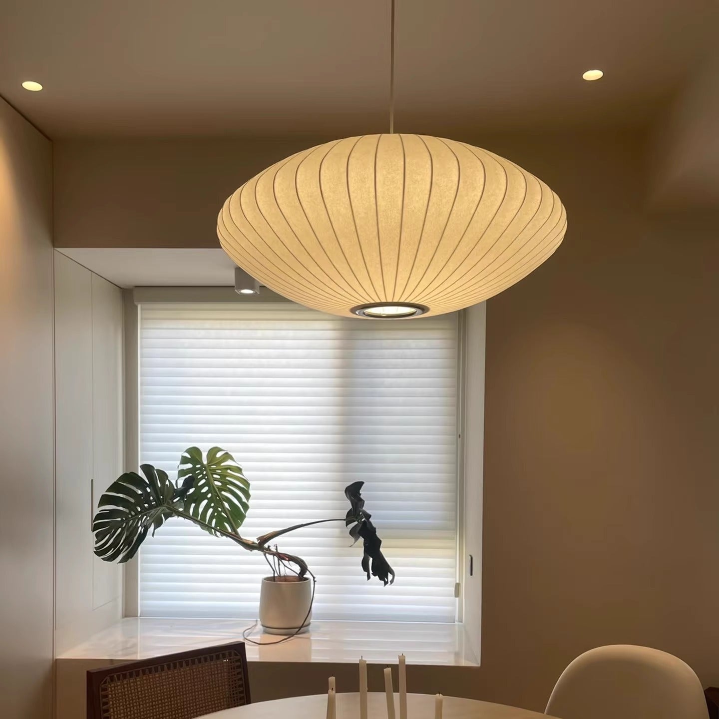 Pendant Light | Saucer Shaped Ceiling Lamp