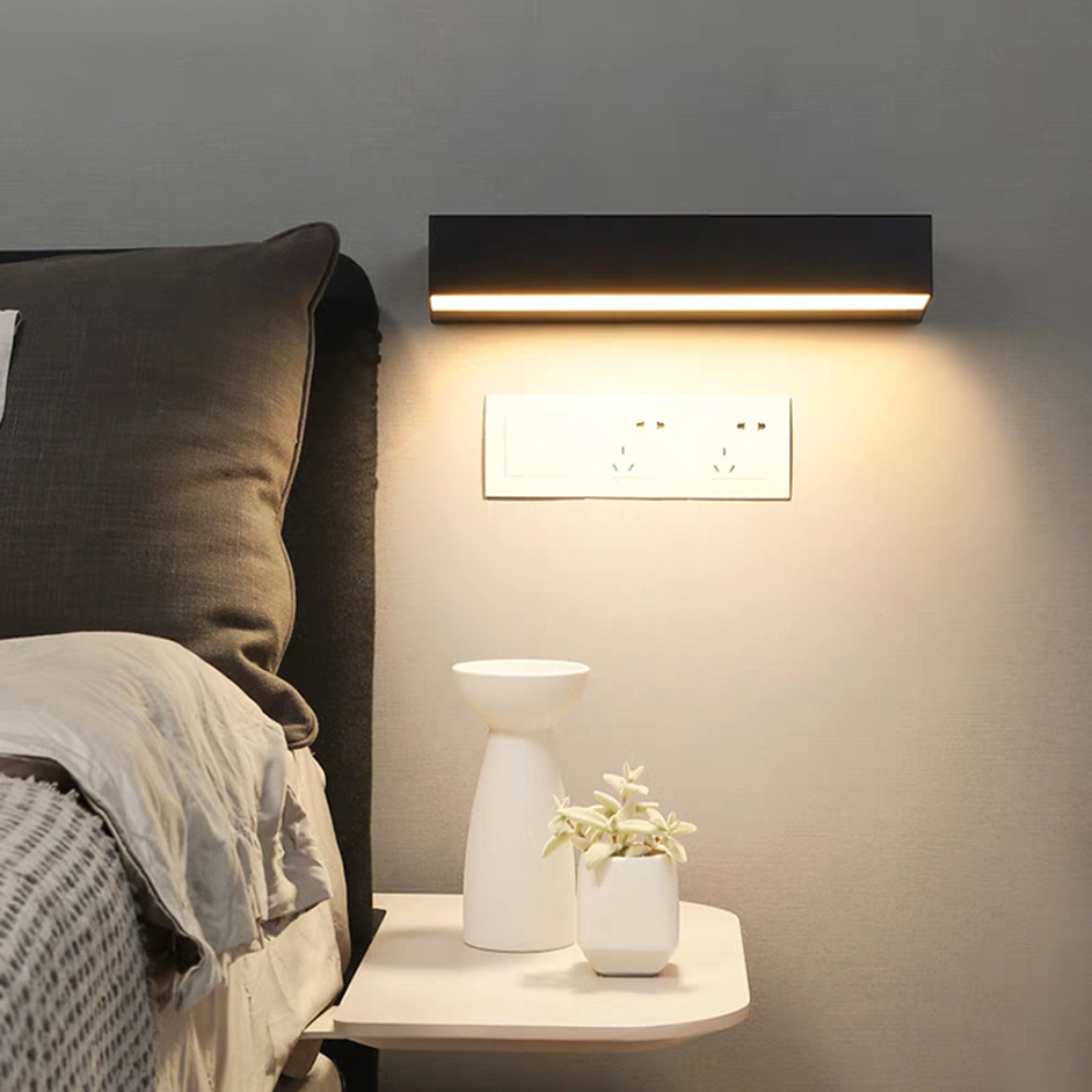 Modern LED Strip Wall Light | Waterproof Outdoor Fixture for Garden, Porch & Courtyard