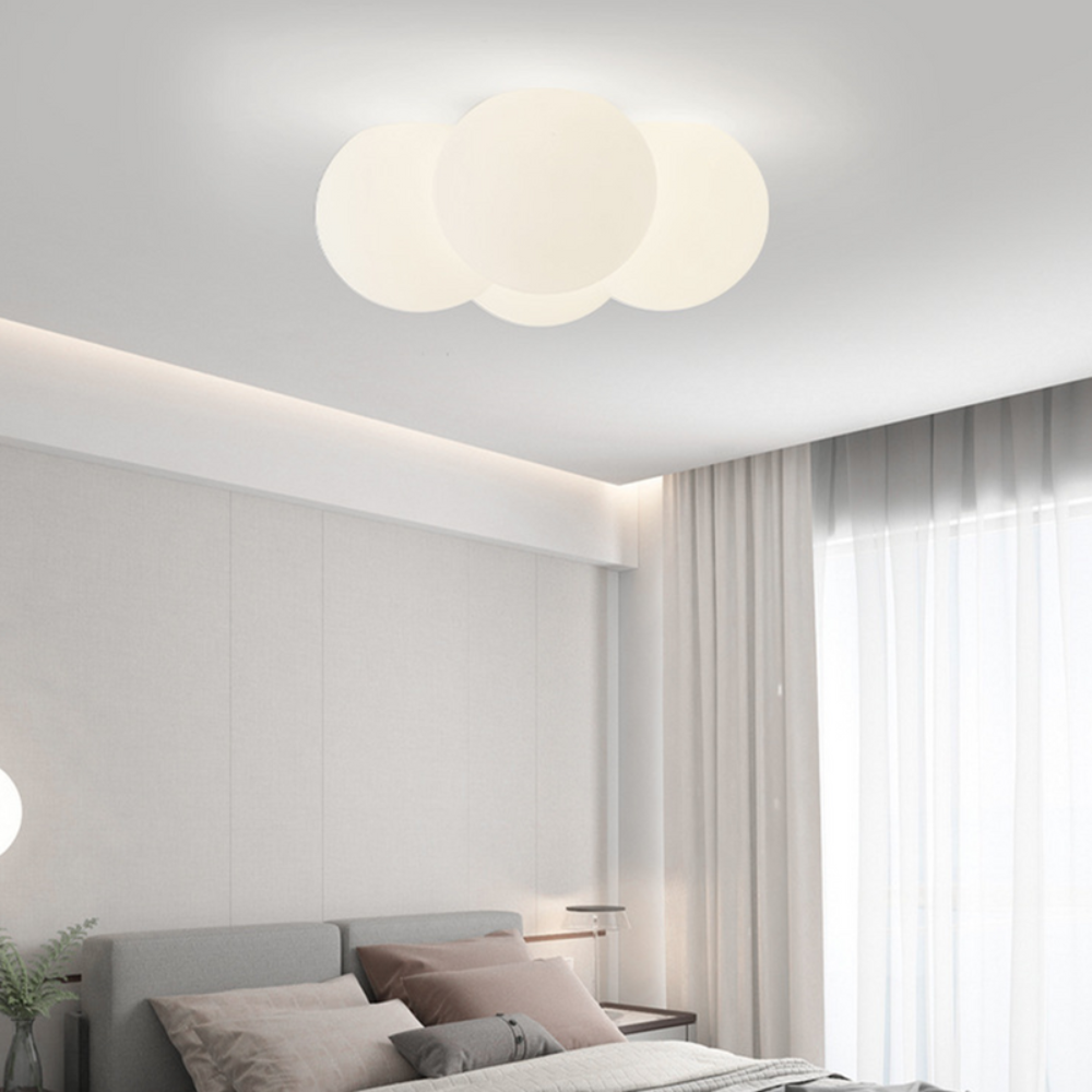 Cloud-Inspired LED Ceiling Light | Modern Soft Glow Flush Mount Fixture