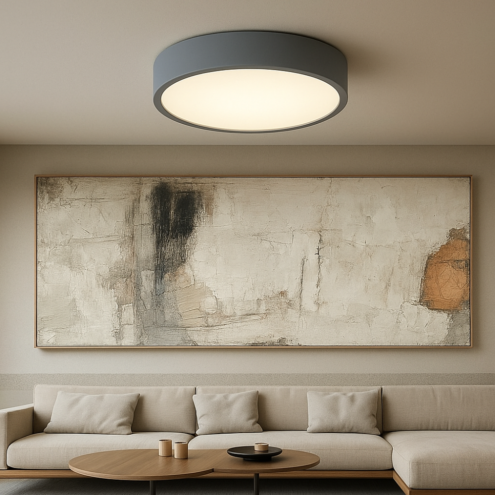 Living Room Minimalist LED Ceiling Light | Flush Mount Design