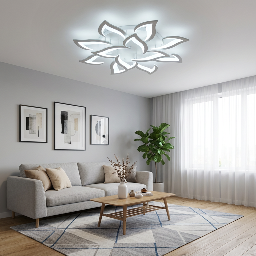 Ceiling Light | Contemporary Flower Shape LED Fixture
