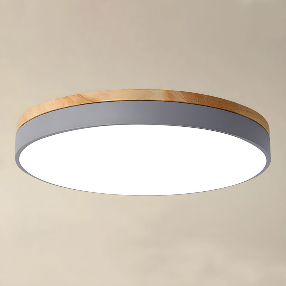 Flush-Mount Ceiling Light | Round Disc Design for Modern Interiors