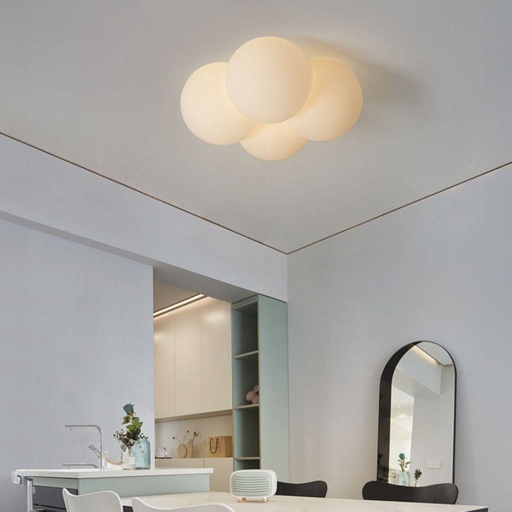 Cloud-Inspired LED Ceiling Light | Modern Soft Glow Flush Mount Fixture