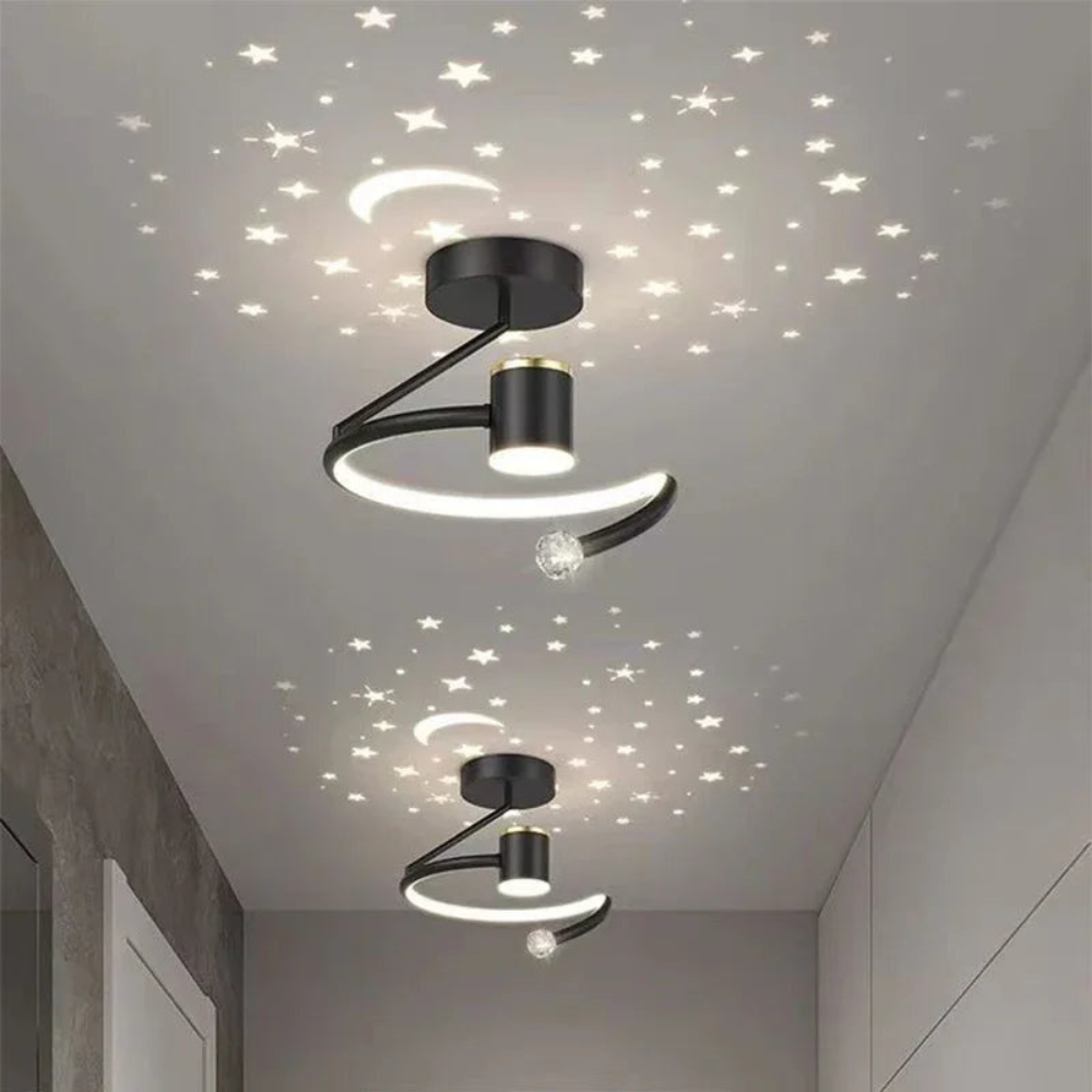 Starry Sky LED Ceiling Light | Modern Chandelier Style for Kids’ Rooms and Living Areas