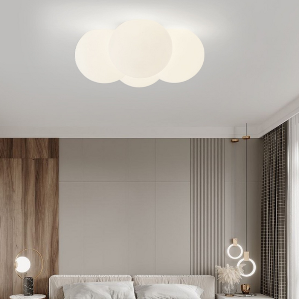 Cloud-Inspired LED Ceiling Light | Modern Soft Glow Flush Mount Fixture