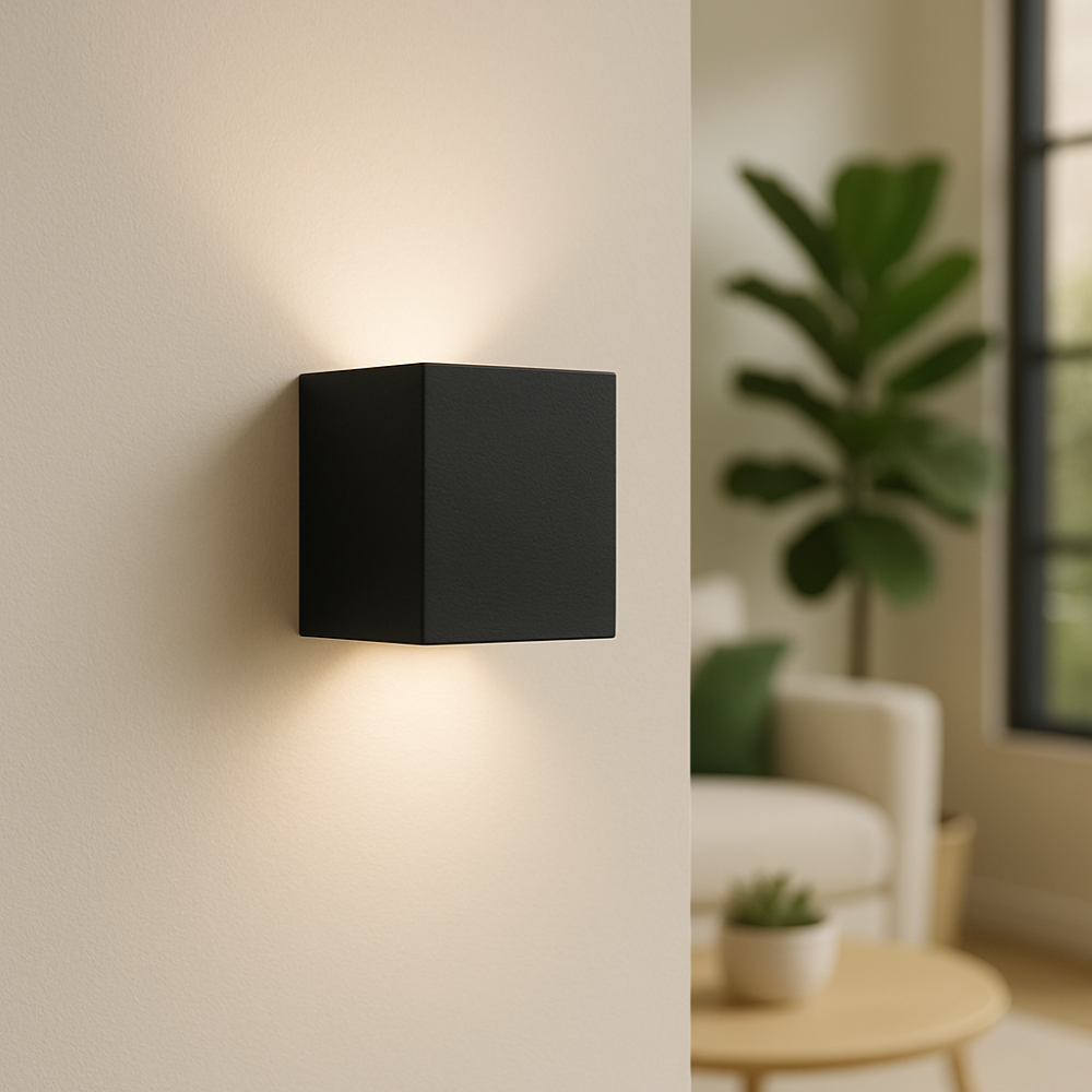 Living Room Minimalist Wall Light | Modern Square Design