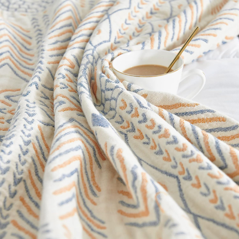 Living Room Chic Throw Blanket | Reversible Design for Versatile Styling