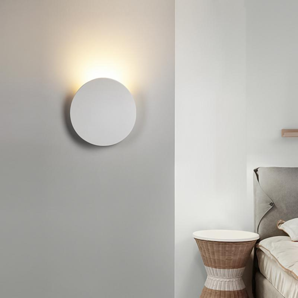 Modern Round LED Wall Sconce | Minimalist Indoor Accent Light